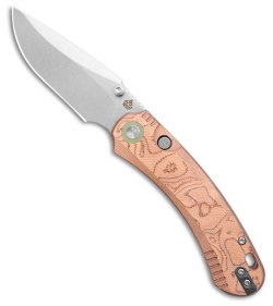 QSP Coyote Button Liner Lock Knife Copper Foil G-10 (3.2" SW)