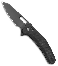QSP Emu Glyde Lock Knife Black Micarta (3.25" Black) QS146-A2