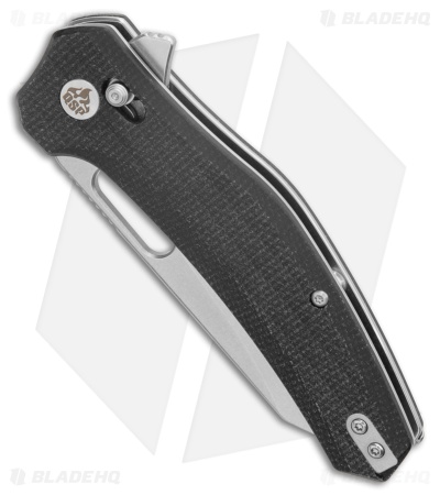 QSP Emu Glyde Lock Black Micarta Wharncliffe SW 14C28N