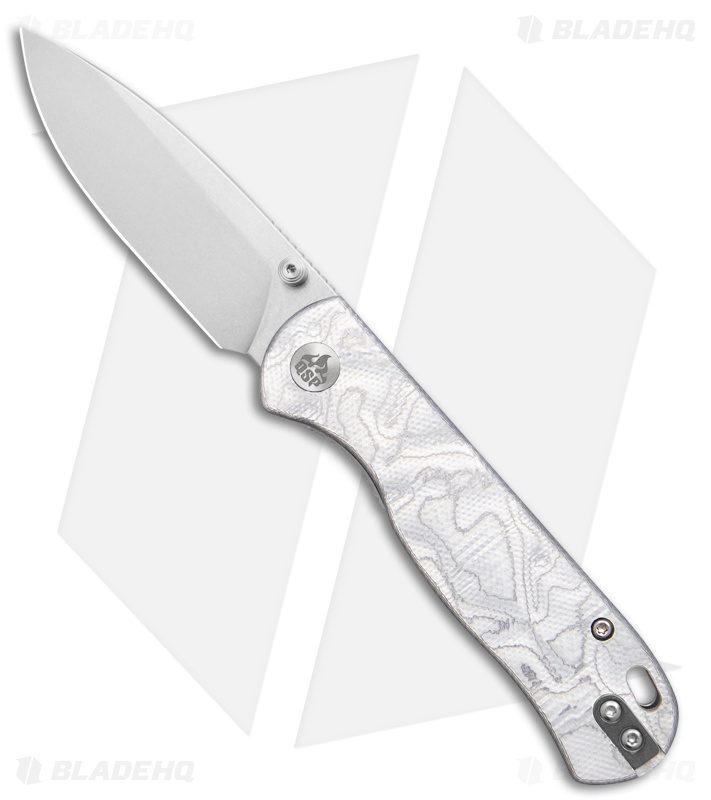 QSP Ferret Liner Lock Knife Aluminum Foil G-10 (3" SW Nitro-V)
