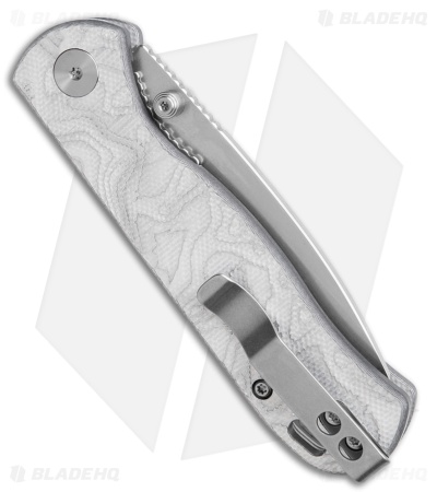 QSP Ferret Liner Lock Knife Aluminum Foil G-10 (3" SW Nitro-V)