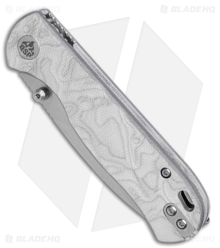 QSP Ferret Liner Lock Knife Aluminum Foil G-10 (3" SW Nitro-V)
