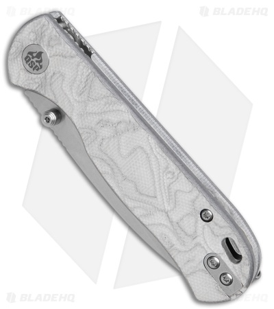 QSP Ferret Liner Lock Knife Aluminum Foil G-10 (3" SW Nitro-V)