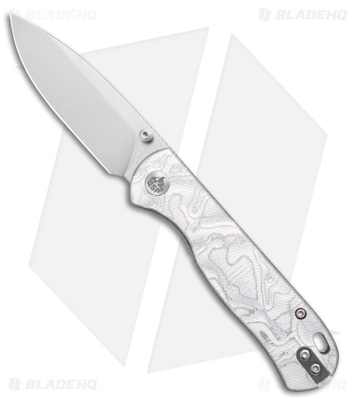 QSP Ferret Liner Lock Knife Aluminum Foil G-10 (3" SW Nitro-V)