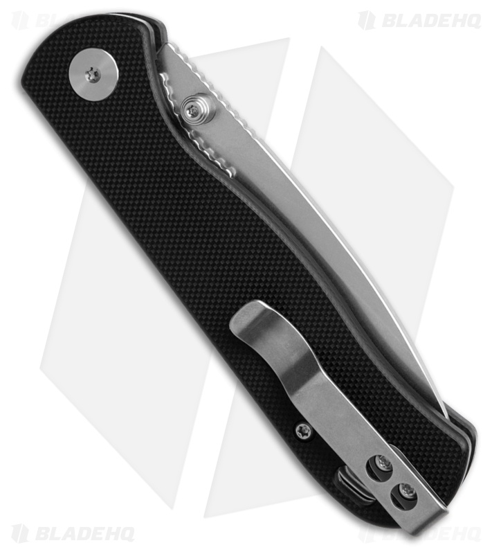 QSP Ferret Liner Lock Knife Black G-10 (3" SW Nitro-V)