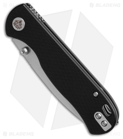 QSP Ferret Liner Lock Knife Black G-10 (3" SW Nitro-V)