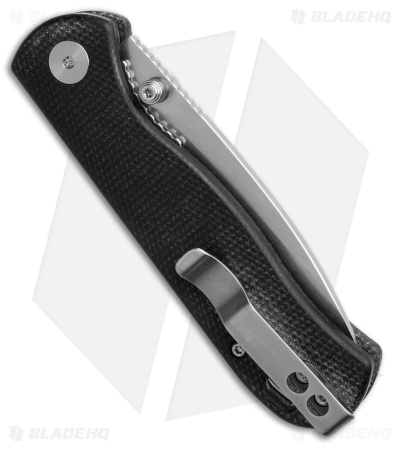 QSP Ferret Liner Lock Knife Black Micarta (3" SW Nitro-V) 