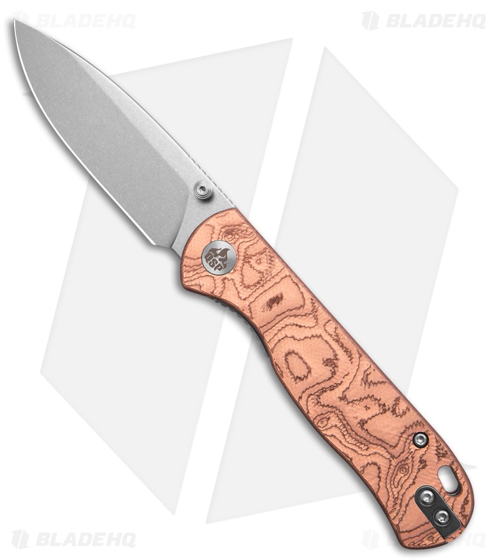QSP Ferret Knife | Copper Foil G-10 | Stonewash