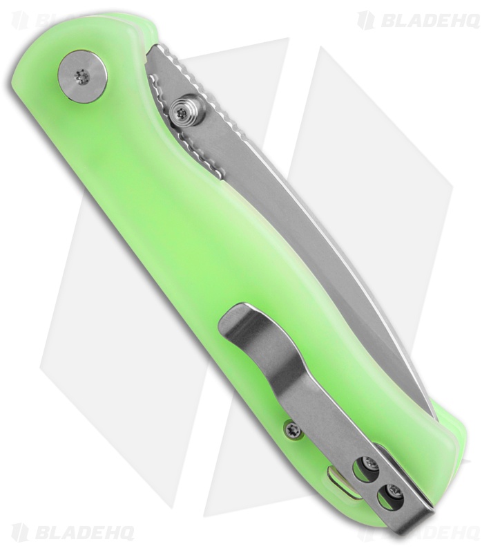 QSP Ferret Liner Lock Knife Glow-In-The-Dark Resin (3" SW Nitro-V)