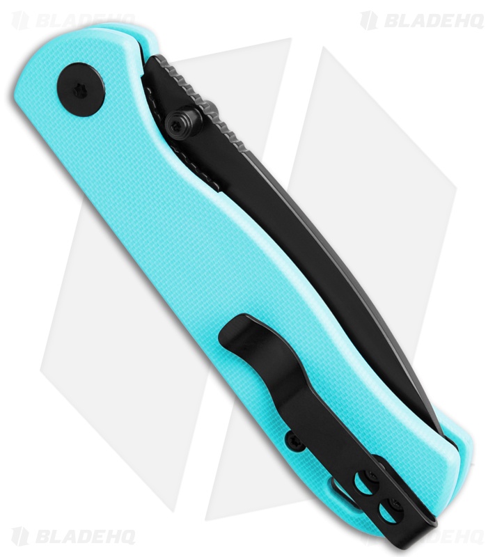 QSP Ferret Knife | Sky Blue G-10 | Black