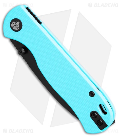 QSP Ferret Knife | Sky Blue G-10 | Black