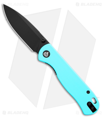 QSP Ferret Knife | Sky Blue G-10 | Black