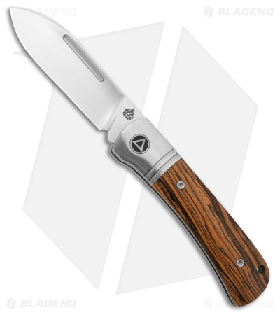 QSP Hedgehog Spear Point Slip Joint Knife Bocote Wood (2.9" Satin) QS142SP-B