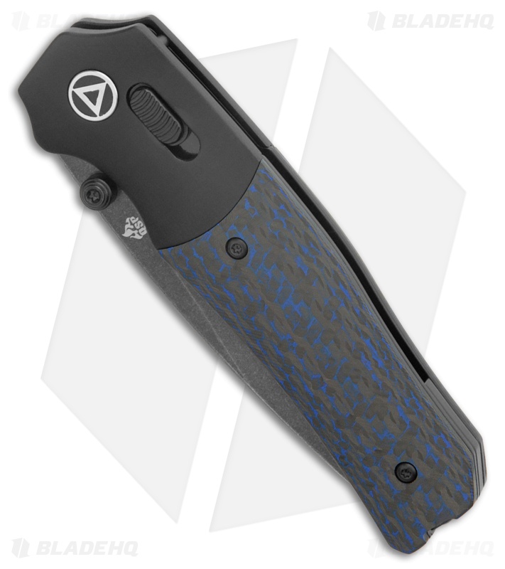 QSP Vault Glyde Lock Black Al + Blue CF S90V