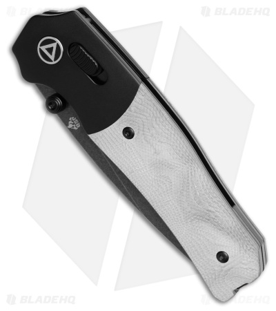 QSP Jacob Lundquist Vault Glyde Lock Knife G-10/Aluminum Foil (3.25" Black SW)