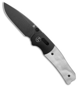 QSP Jacob Lundquist Vault Glyde Lock Knife G-10/Aluminum Foil (3.25" Black SW)