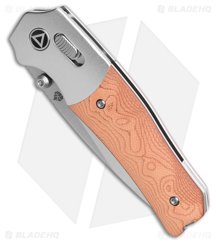 QSP Jacob Lundquist Vault Glyde Lock Knife G-10/Copper Foil (3.25" SW/Satin)
