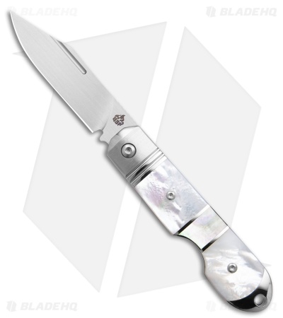 QSP Moray Slip Joint Knife Synthetic Mother Of Pearl (2.7" Satin Vanax)
