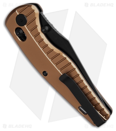 QSP Reptile Glyde Lock Knife Champagne Aluminum (3.4" Black)