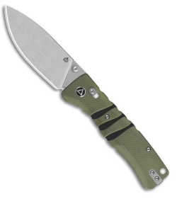 QSP Ripley Glyde Lock Knife Green G-10 (3.5" Stonewash)