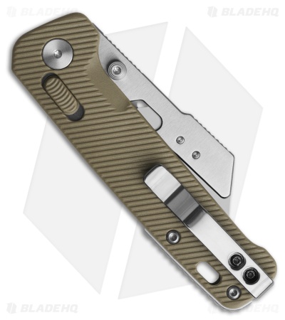 QSP Penguin Workmate Glyde Lock Utility Knife Khaki FRN (2.38" Satin)