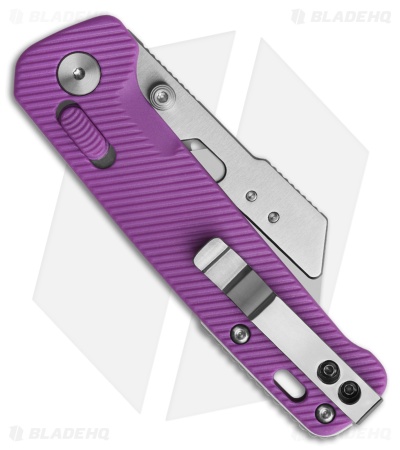 QSP Penguin Workmate Glyde Lock Utility Knife Purple FRN (2.38" Satin)