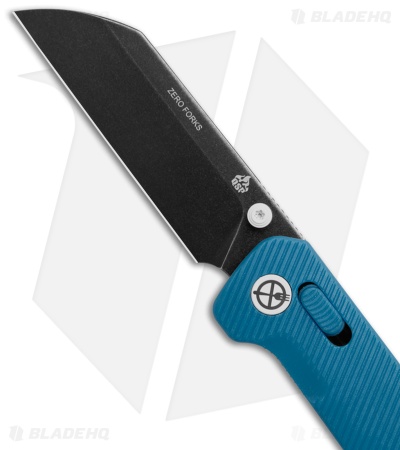 QSP Penguin Zero Forks Glyde Lock Knife Blue FRN (3.1" Black Stonewash)