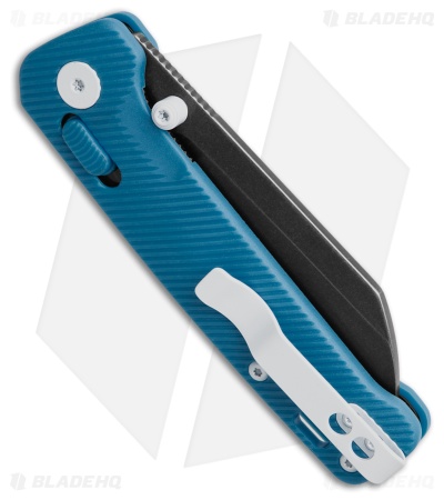 QSP Penguin Zero Forks Glyde Lock Knife Blue FRN (3.1" Black Stonewash)