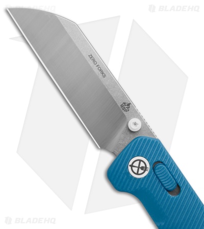 QSP Penguin Zero Forks Glyde Lock Knife Blue FRN (3.1" Satin/SW)