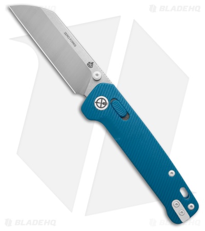 QSP Penguin Zero Forks Pocket Knife Blue FRN Satin/SW