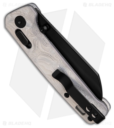 QSP Penguin Glyde Lock Knife G-10 Aluminum Foil (3.1" Black) QS130GL-G2