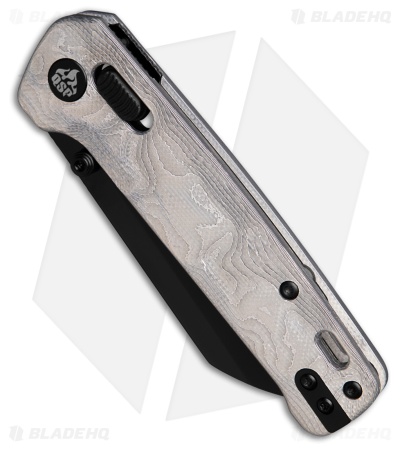 QSP Penguin Glyde Lock Knife G-10 Aluminum Foil (3.1" Black) QS130GL-G2