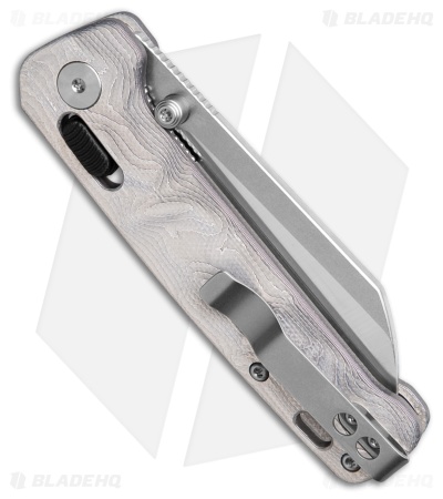 QSP Penguin Glyde Lock Knife G-10 Aluminum Foil (3.1" Satin/SW) QS130GL-G1