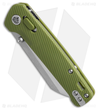 QSP Penguin Glyde Lock Knife OD Green FRN (3.1" Satin/SW) QS130GL-B1