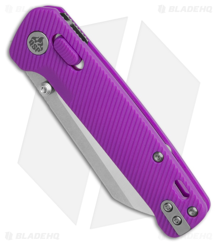 QSP Penguin Glyde Lock Purple FRN Sheepsfoot Satin/SW 14C28N