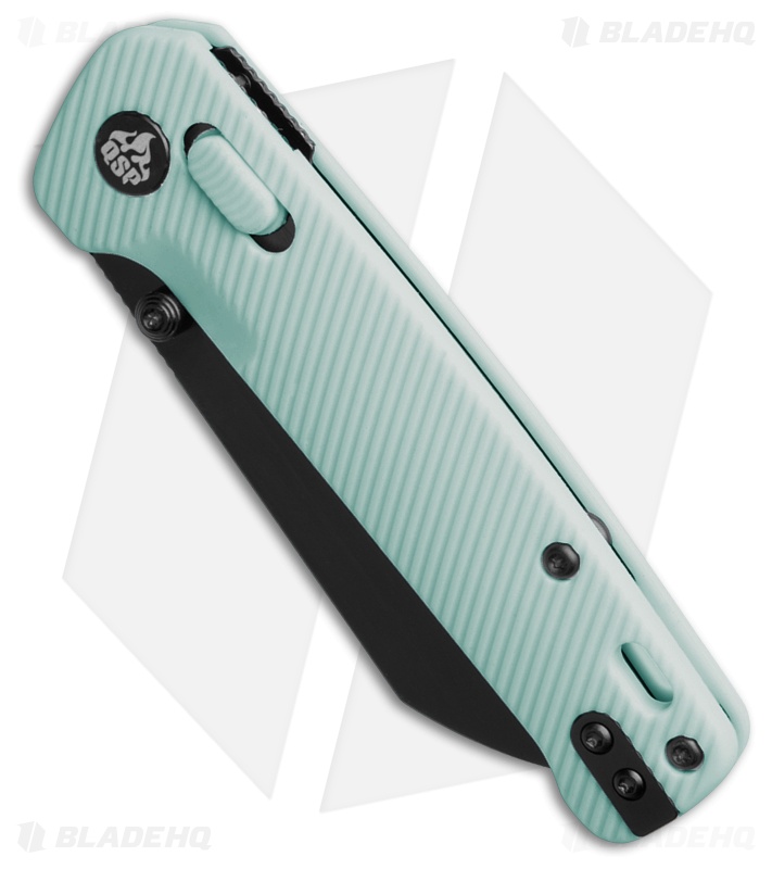 QSP Penguin Glyde Lock Knife Ice Cream Blue FRN (3.1" Black) QS130GL-D2