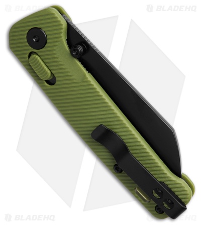 QSP Penguin Glyde Lock Knife OD Green FRN (3.1" Black) QS130GL-B2