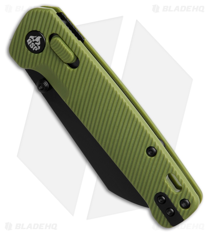 QSP Penguin Glyde Lock Knife OD Green FRN (3.1" Black) QS130GL-B2