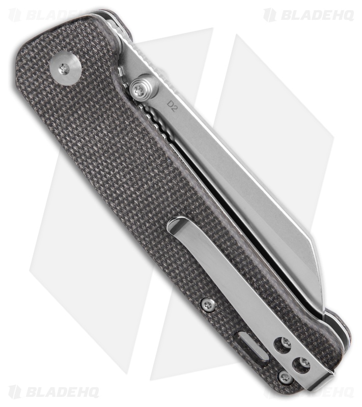 QSP Penguin V2 Liner Lock Knife Dark Brown Micarta (3" SW/Satin) 