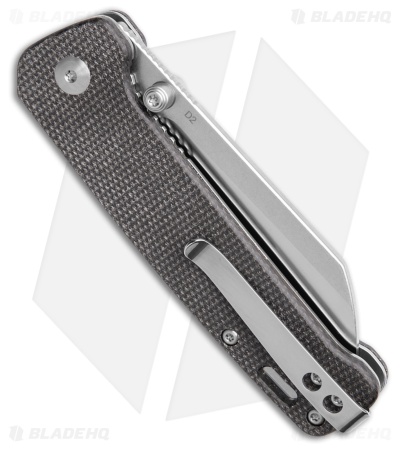 QSP Penguin V2 Liner Lock Knife Dark Brown Micarta (3" SW/Satin) 