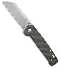 QSP Penguin V2 Liner Lock Knife Green Micarta (3" SW/Satin)