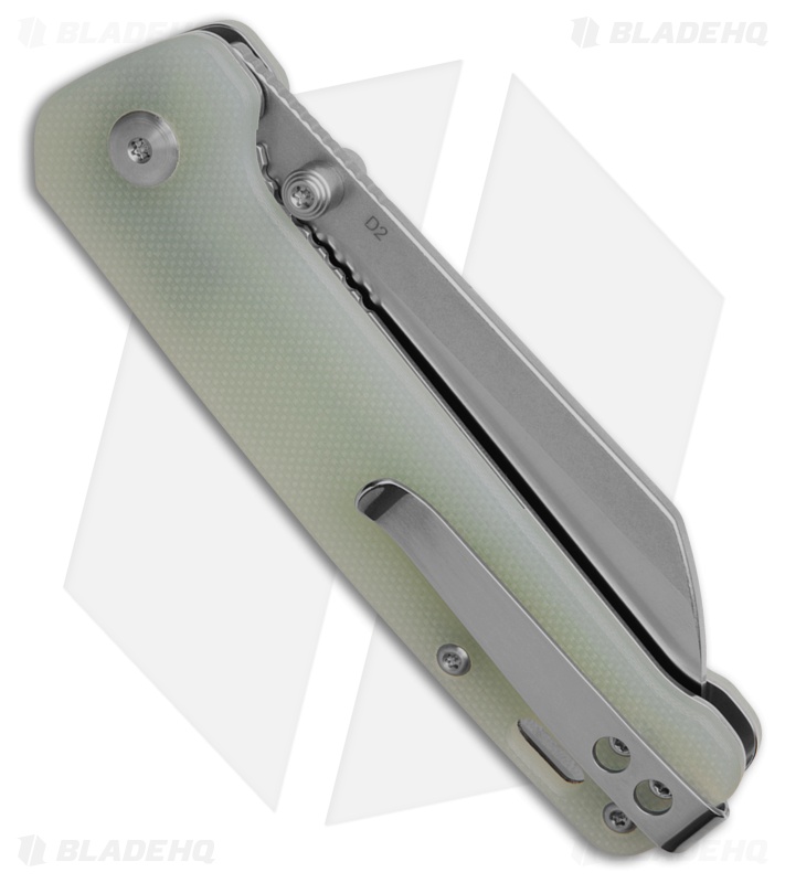 QSP Penguin V2 Liner Lock Knife Jade G-10 (3" SW/Satin) 