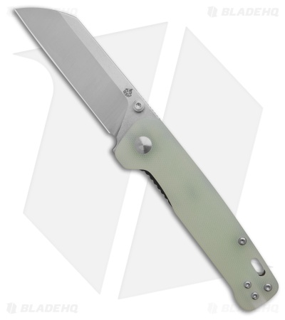 QSP Penguin V2 Liner Lock Knife Jade G-10 (3" SW/Satin) 