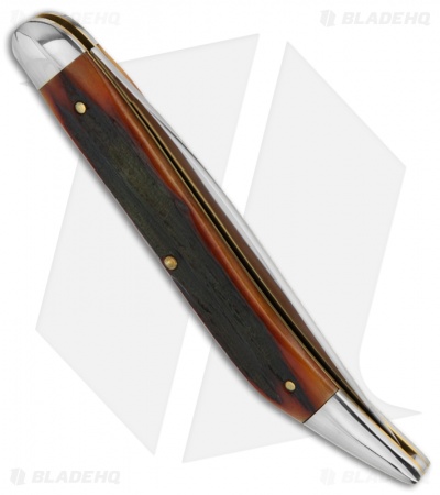 Queen Cutlery Large Toothpick Knife 5" Aged Honey Amber Jigged Bone 20-ACSB 