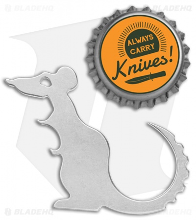 RB Tools & Design "Carl" Stainless Steel Pocket Tool Bottle Opener - Plain