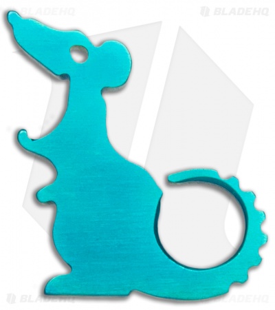 RB Tools & Design Nano "Carl" Titanium Keychain Pocket Tool - Teal