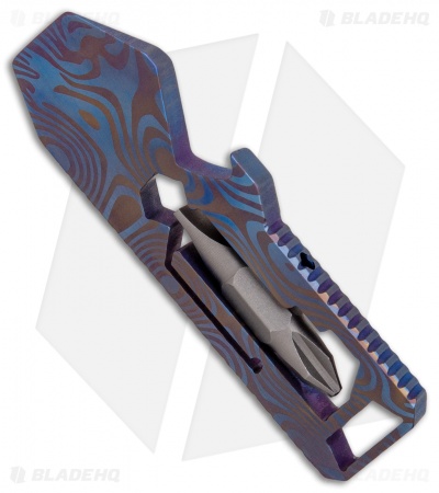 RB Tools & Design Enigma TAB Titanium Pocket Pry Tool - Fauxmascus