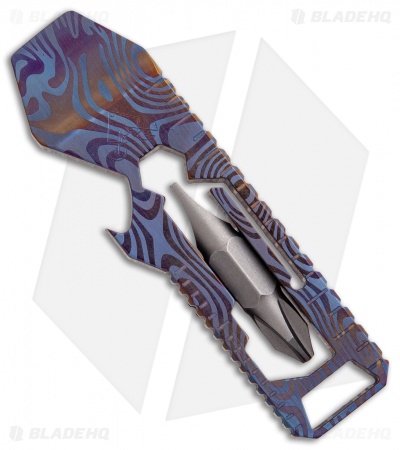 RB Tools & Design Enigma TAB Titanium Pocket Pry Tool - Fauxmascus