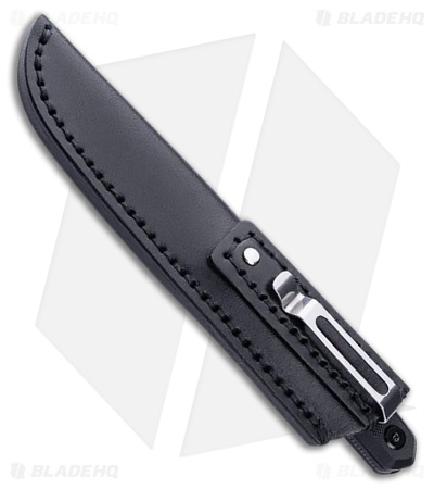 Real Steel Dex Fixed Blade Knife Black G-10 + Black/Blue CF (3.15" Satin)