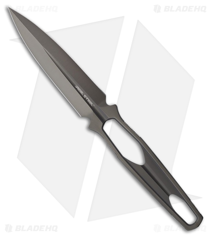 Real Steel Astral Dagger Fixed Blade Knife Black DLC